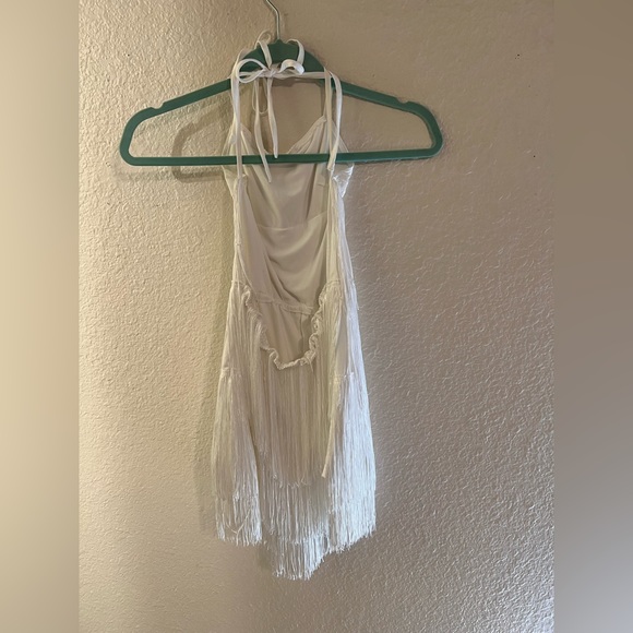 White fringe romper - Picture 3 of 5